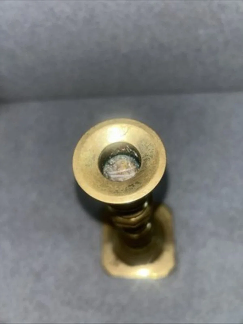 Solid Brass Beehive Candlestick 10